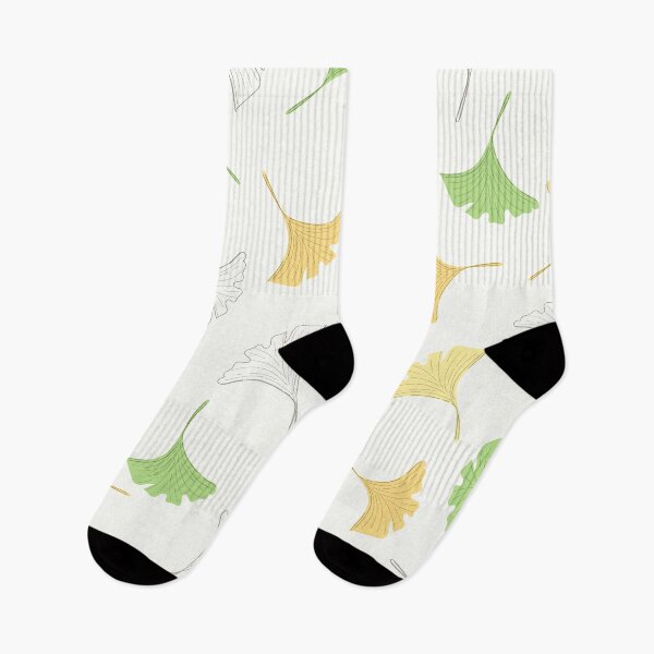 Item preview, Ginkgo biloba leaves seamless pattern designed and sold by Aoxydesign.