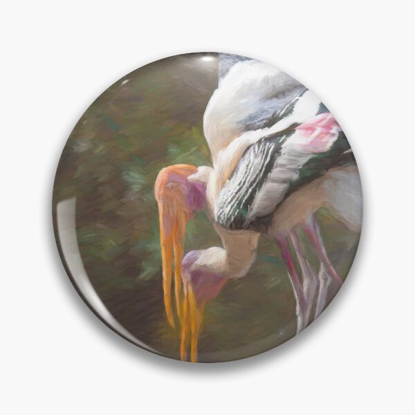 Item preview, Painted storks on a tree top designed and sold by Pravine Chester.