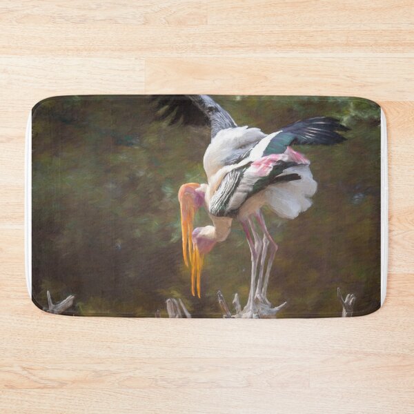 Item preview, Painted storks on a tree top designed and sold by Pravine Chester.