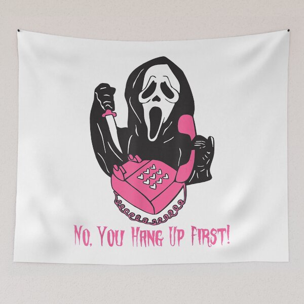 Item preview, Ghostface calling Halloween designed and sold by Metsyheko05.