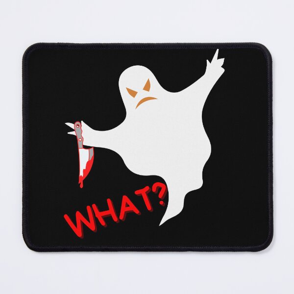 Item preview, Funny Murderous Ghost Holding Knife / Scary Halloween 2022 designed and sold by olegarh.