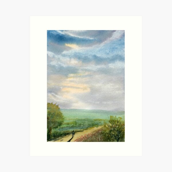 Strolling Art Print