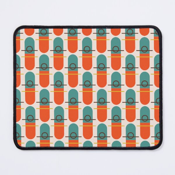 Item preview, Abstract Geometric Capsule Shape Art Pattern designed and sold by BesanoStyle.