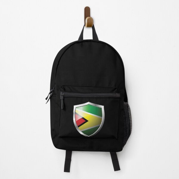 Item preview, Strong Guyana Bissau Flag Shield Country designed and sold by HelloFromAja.