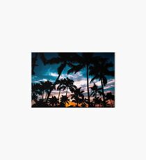 Palm trees summer dream Art Board