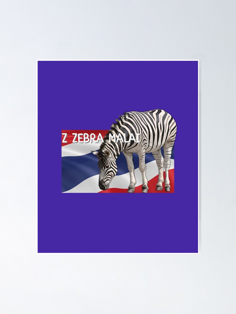 "Z zebra malai, english alphabet to translation " Poster for Sale by pookamon14 Redbubble
