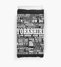 YORKSHIRE SAYINGS Duvet Cover