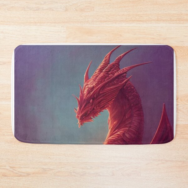 Item preview,  Sexy Red Dragon Serpent Lady Lizard Art designed and sold by theniteflix.
