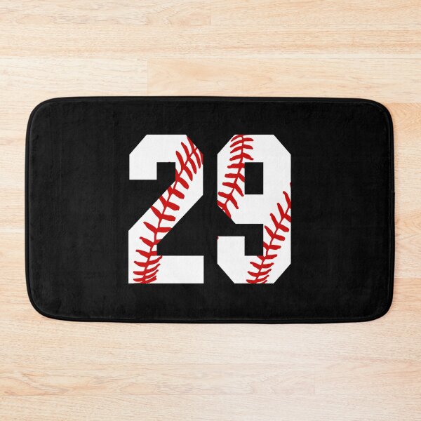 Item preview, Number Twenty-Nine 29 Baseball Jersey Number 29 Ball Laces Sticker designed and sold by pennysarabb.