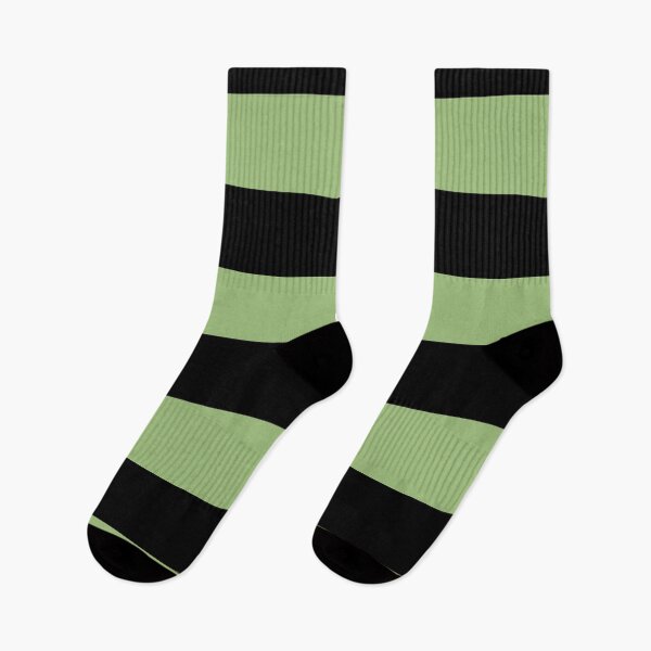Item preview, Two Tone Green Black Pattern (Witch Halloween Costume Sox Socks) designed and sold by ConceptLT.