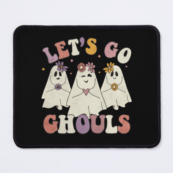 Item preview, Let's Go Ghouls Groovy Halloween Retro Floral Ghost Cute Costume  designed and sold by alenaz.