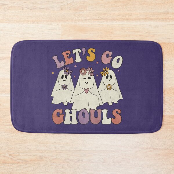 Item preview, Let's Go Ghouls Groovy Halloween Retro Floral Ghost Cute Costume  designed and sold by alenaz.