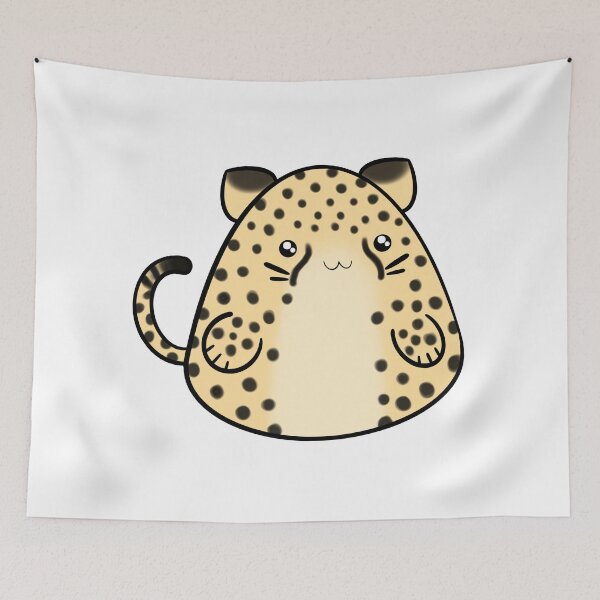 Item preview, Cheetah Blob Cat designed and sold by TheSimpleEdge.
