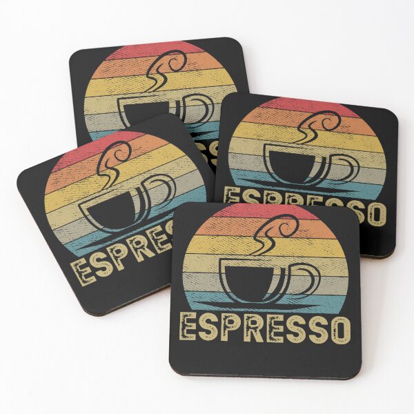 Item preview, Espresso Lover Retro Sunset Coffee designed and sold by RoguePixel.