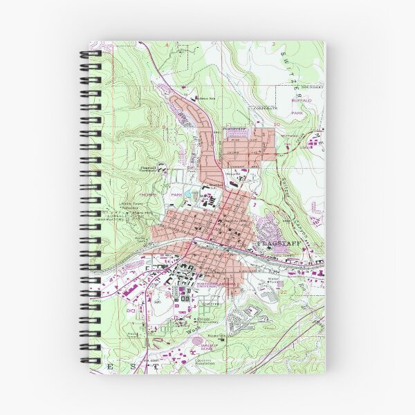 Item preview, Vintage Map of Flagstaff Arizona (1962) designed and sold by BravuraMedia.