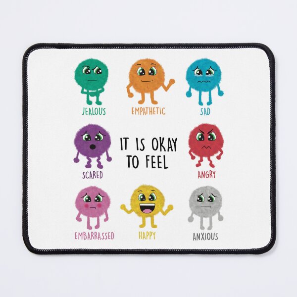 Item preview, It is okay to feel - Feelings and emotions Mental Health designed and sold by LEFDDesigns.