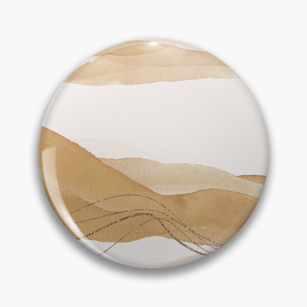 Item preview, Gold Ochre Abstract Landscape designed and sold by simplydesignart.