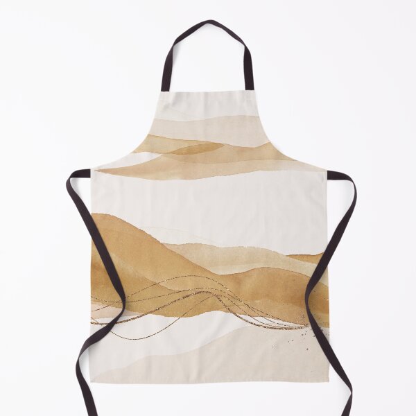 Item preview, Gold Ochre Abstract Landscape designed and sold by simplydesignart.