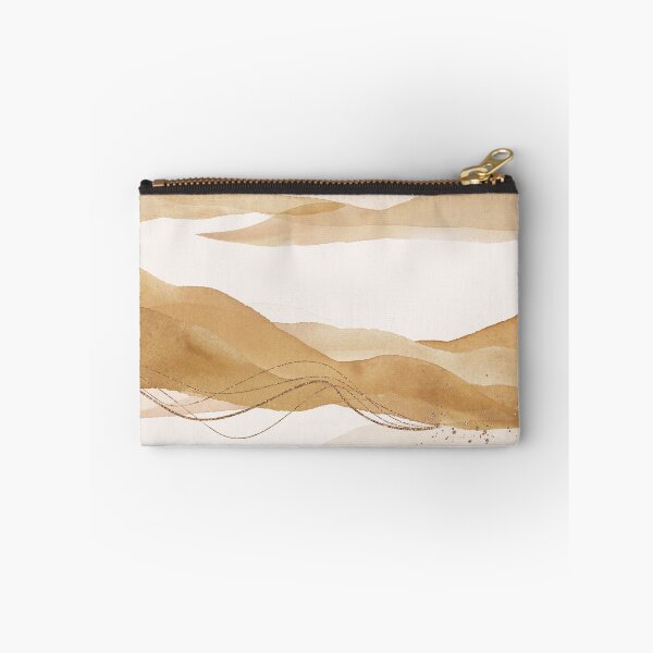 Item preview, Gold Ochre Abstract Landscape designed and sold by simplydesignart.