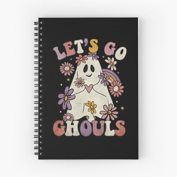 Item preview, Groovy Halloween Let's Go Ghouls  Floral Ghost Rainbow Flowers Cute Costume  designed and sold by alenaz.