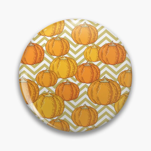 Item preview, Seamless pattern with hand drawn colorful pumpkins designed and sold by DarianaArt.