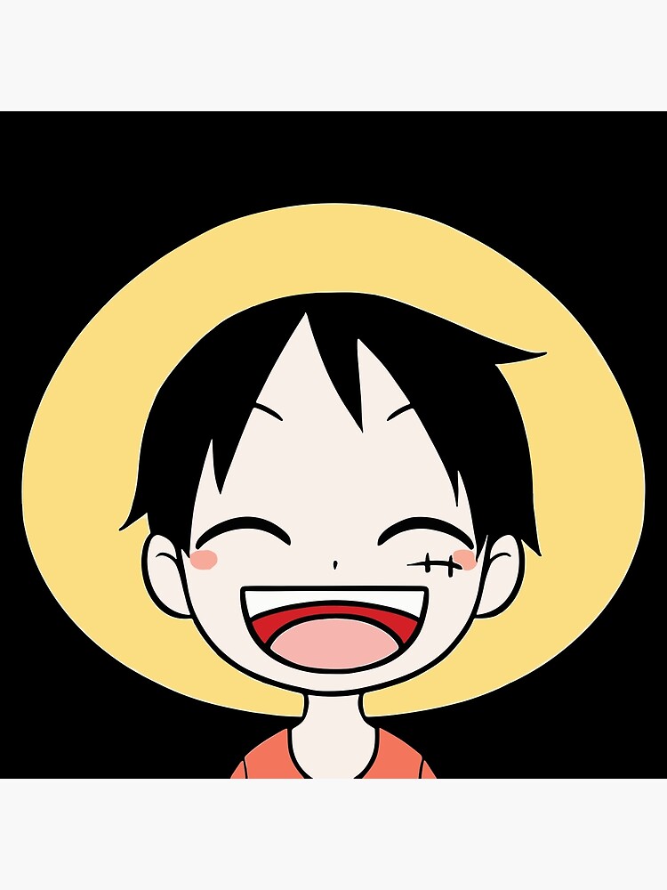 luffy kawai chibi fofo, anime de uma peça. desenho vetorial e arte doodle.  para ícone, logotipo, coleção e outros. 16552335 Vetor no Vecteezy