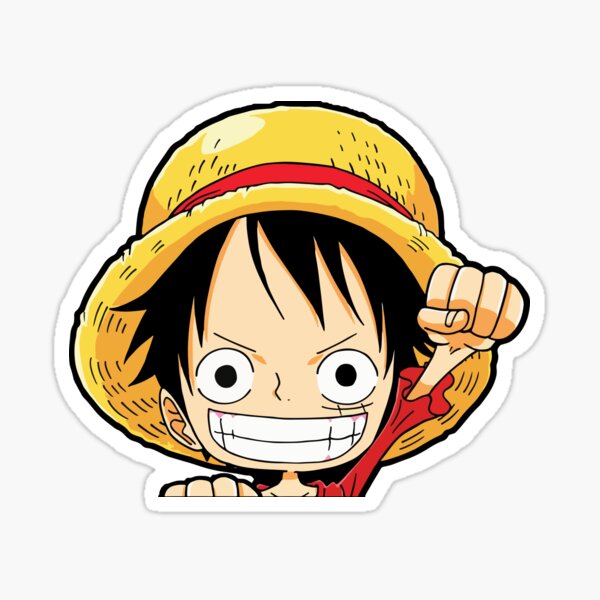 Chibi Luffy Stickers for Sale | Redbubble