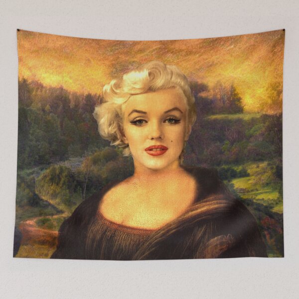 Item preview, Marilyn Mona Lisa Version 2 designed and sold by williamcuccio.