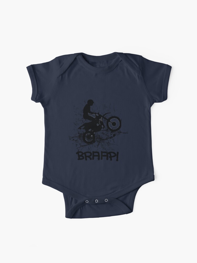 Motocross Dirt Bike Racing Mud Splatter Biker Graphic Baby One-Piece for  Sale by Artification