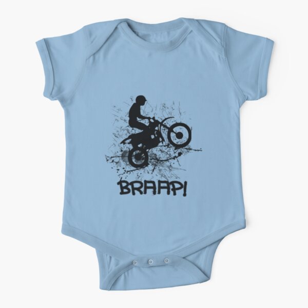 Motocross Dirt Bike Racing Mud Splatter Biker Graphic Baby One-Piece for  Sale by Artification