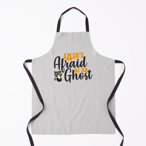 Item preview, Halloween black cat, I aint afraid of no ghost designed and sold by portrait4you.