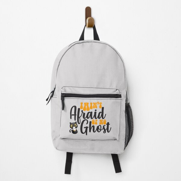 Item preview, Halloween black cat, I aint afraid of no ghost designed and sold by portrait4you.