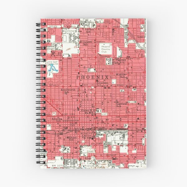 Item preview, Vintage Map of Phoenix Arizona (1952) 3  designed and sold by BravuraMedia.