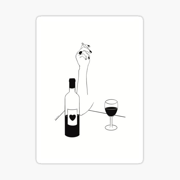 Wine Lover Sticker