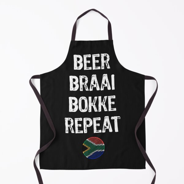 Artikelvorschau, Bier Braai Bokke Wiederholen | Südafrika-Rugby-Fan | Braai-Zeit entworfen und verkauft von d247.