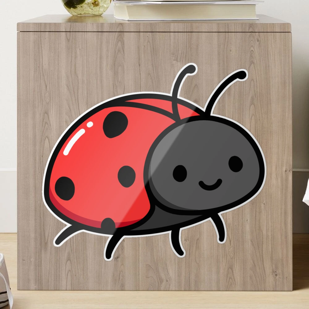 Ladybug Sticker for Sale by littlemandyart