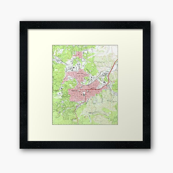 Item preview, Map of Prescott Arizona (1973) designed and sold by BravuraMedia.