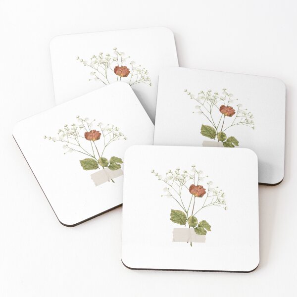 Item preview, Cottagecore taped flower sticker designed and sold by Elizabeth-Bal.