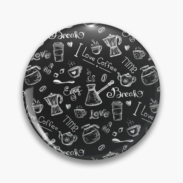 Item preview, Cute hand drawn coffee elements designed and sold by NaumStock.