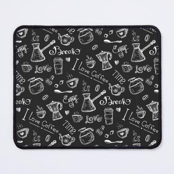 Item preview, Cute hand drawn coffee elements designed and sold by NaumStock.