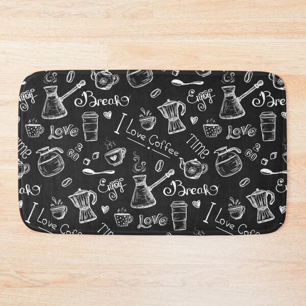 Item preview, Cute hand drawn coffee elements designed and sold by NaumStock.