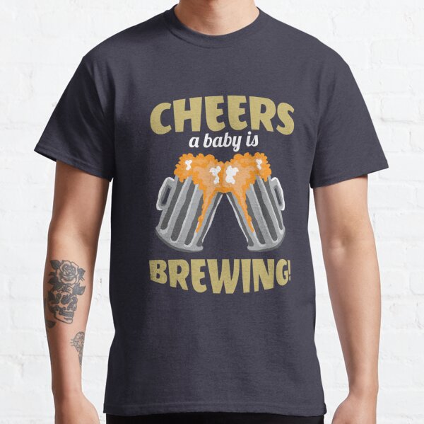  Womens Cheers! A Baby is Brewing! Cute Beer Pregnancy