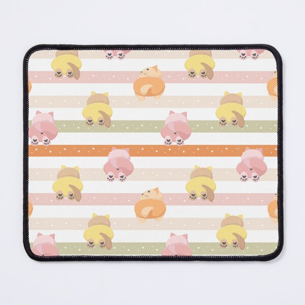 Item preview, Cute Pastel Cat Pattern, Funny Cat Butts designed and sold by Karry-Pat.