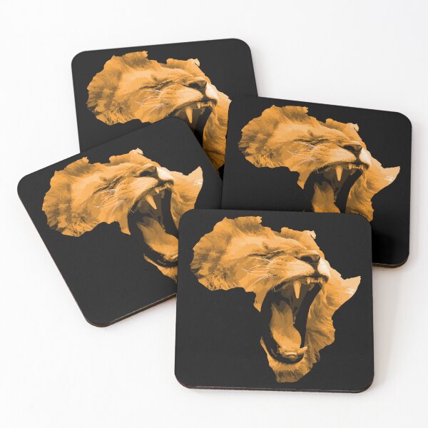 Item preview, African Lion Roaring | Safari Culture | Africa Map | Africa Is Calling designed and sold by d247.