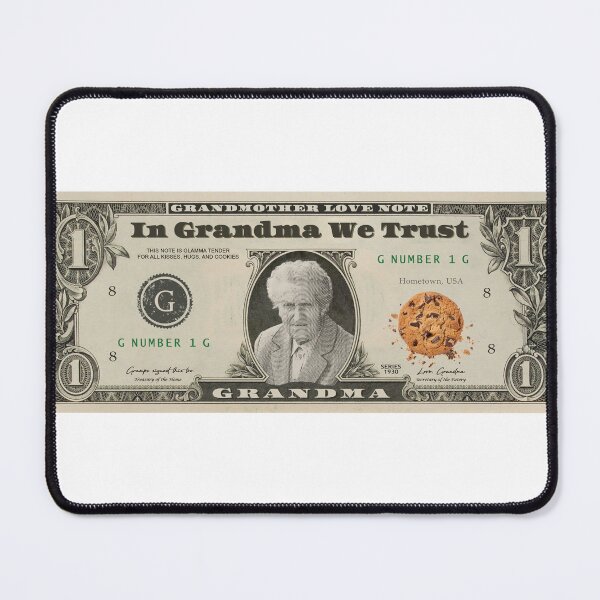 Item preview, In Grandma We Trust Dollar Bill Cookies Grandparents Day Gift for Grandparents Grandma and Grandpa Funny Gift designed and sold by QuanJewelry.