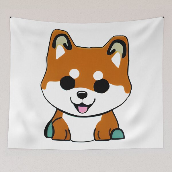 Item preview, Cute adorable shiba puppy designed and sold by HellsBrew.