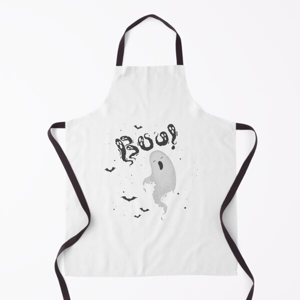 Item preview, Halloween illustration with cute ghost and lettering Boo designed and sold by DarianaArt.