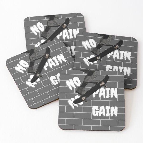 Item preview, No Pain NO Gain - skate board designed and sold by Denzel002.