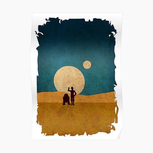 Droids In The Dunes Poster