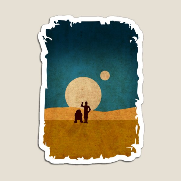 Item preview, Droids In The Dunes designed and sold by popartmusic.